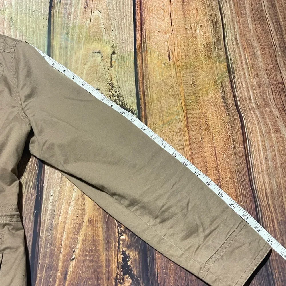 L.L.Bean womens khaki lined jacket Size S